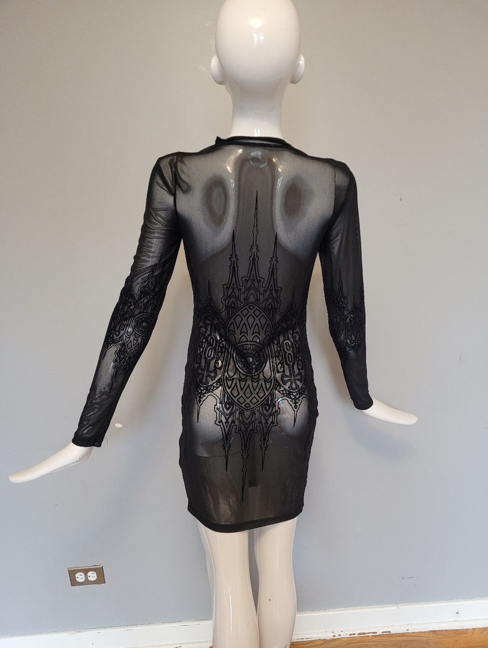 Killstar Unholy Matrimony Mesh Dress, VGUC, Size S - Picture 6 of 9